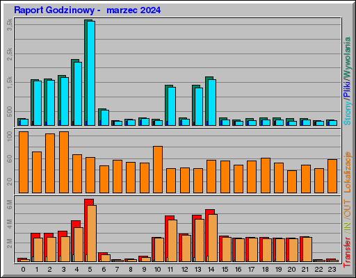 Raport Godzinowy -  marzec 2024